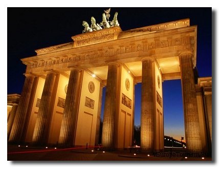Достопримечательность Германии - Бранденбургские ворота