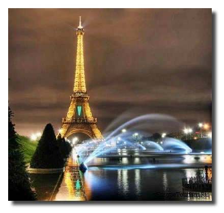 Главная достопримечательность Франции - Эйфелева башня