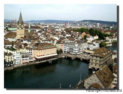 Самый крупный город Швейцарии Цюрих
