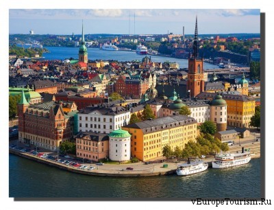 Самый крупный город Швеции - Стокгольм